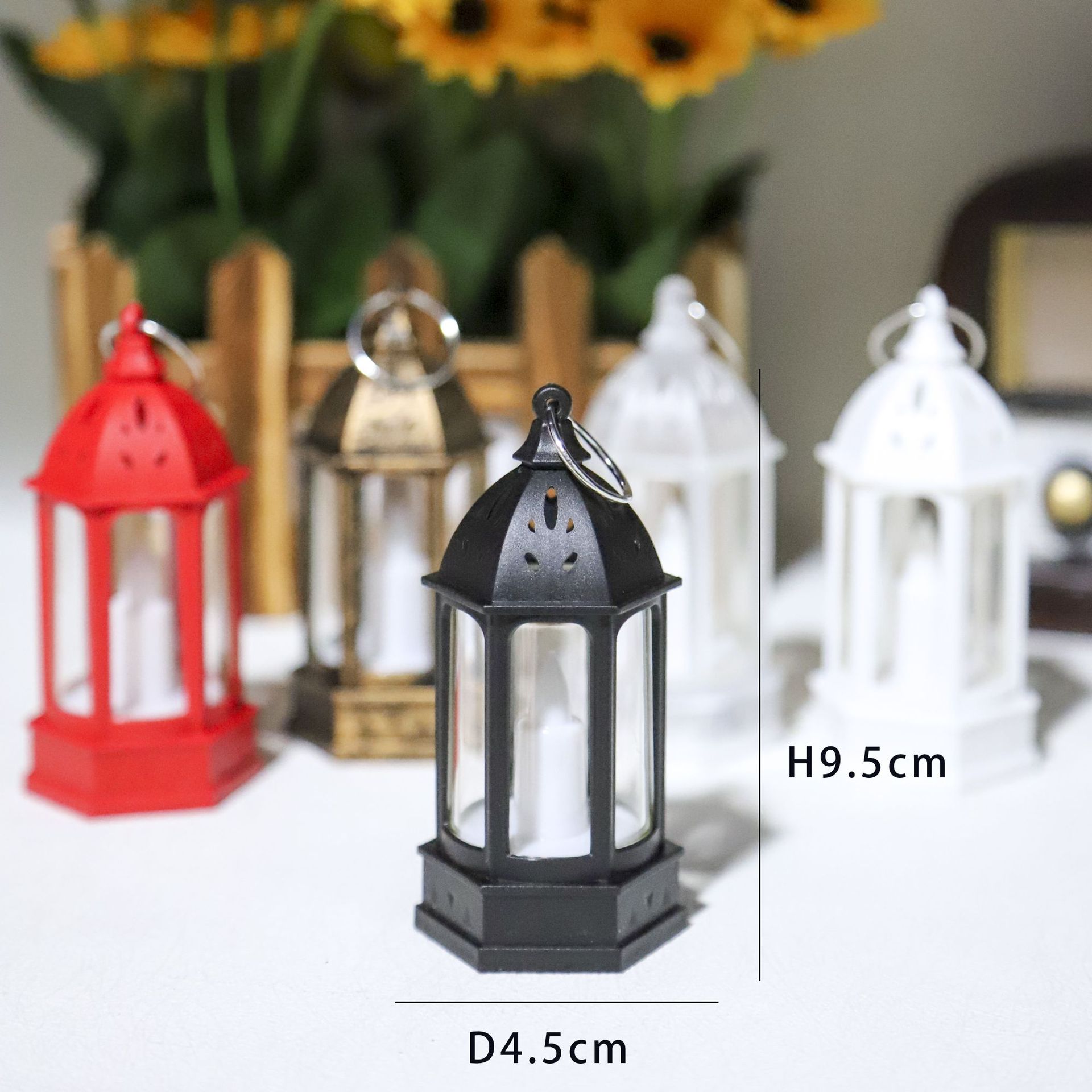 Candle Holder Decor - Mini Yaratıcı Atmosfer Işığı Noel Retro