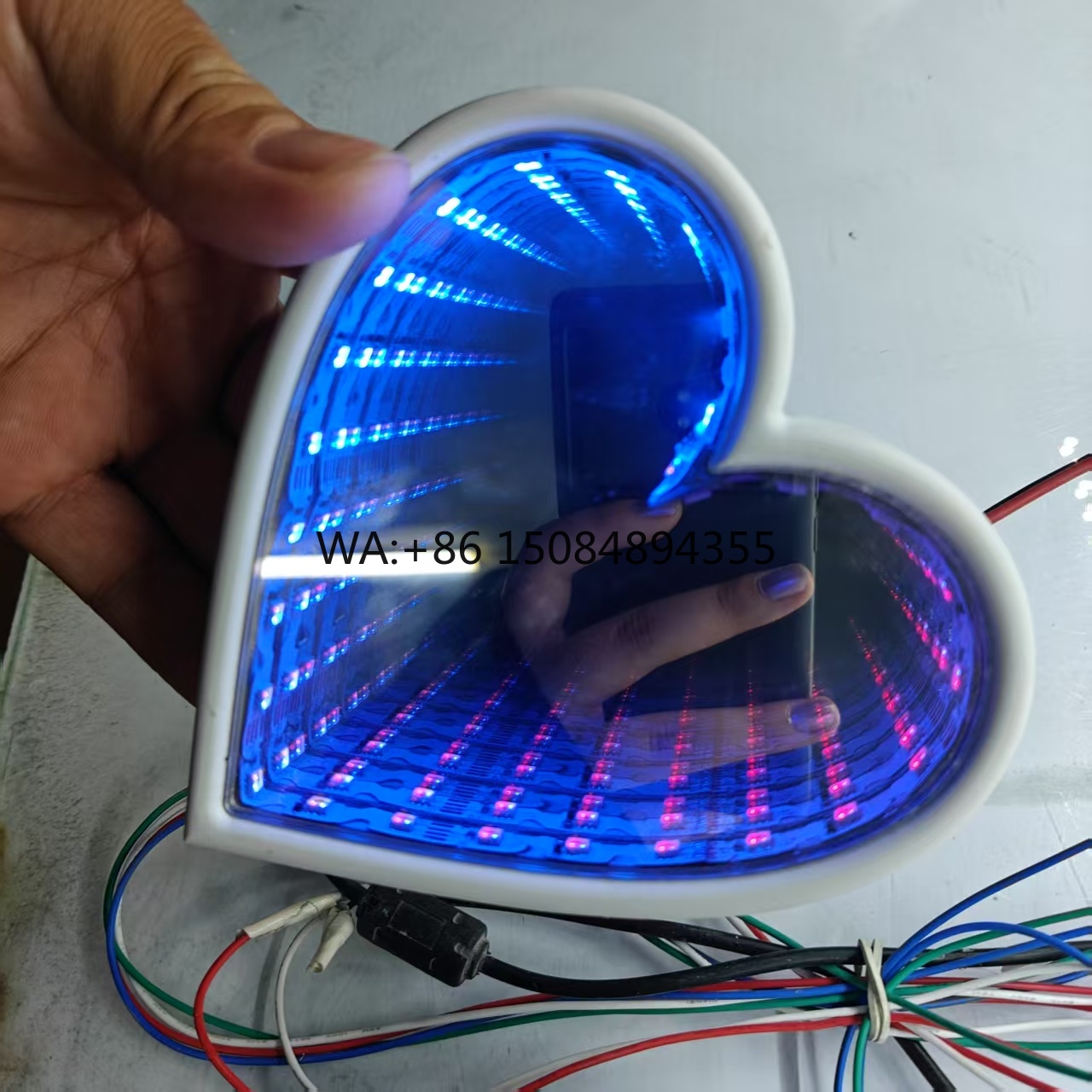 Decorative Mirror - 3D Çok Renkli Sonsuz Ayna Duvar