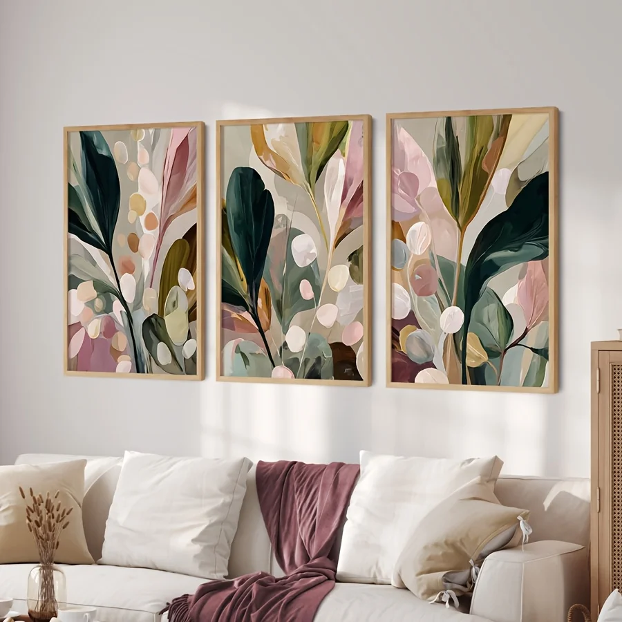 Büyük boy, 3 parçadan oluşan s - Abstract Canvas Set incelemesi ve fiyatı