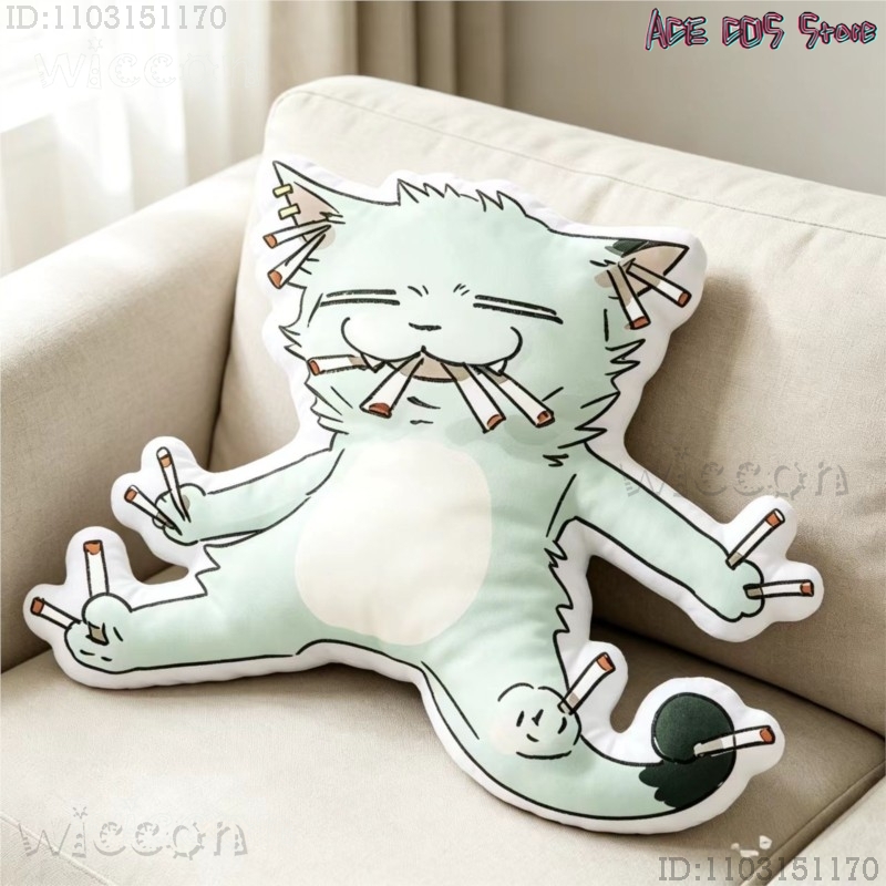 Cosplays Chainsmoker Cat Yanik - Throw Pillow incelemesi ve fiyatı