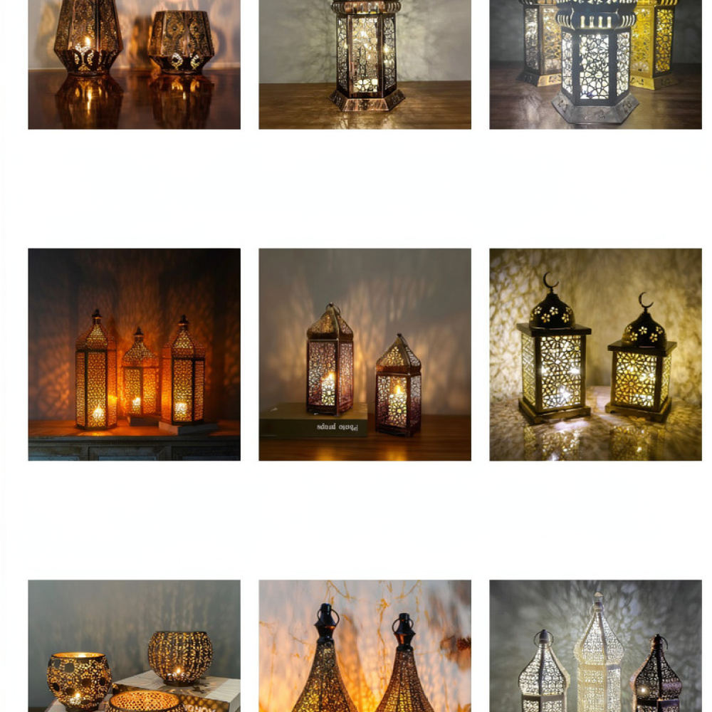 Rustik Fas Demir Mum Feneri, O - Candle Holder Decor incelemesi ve fiyatı