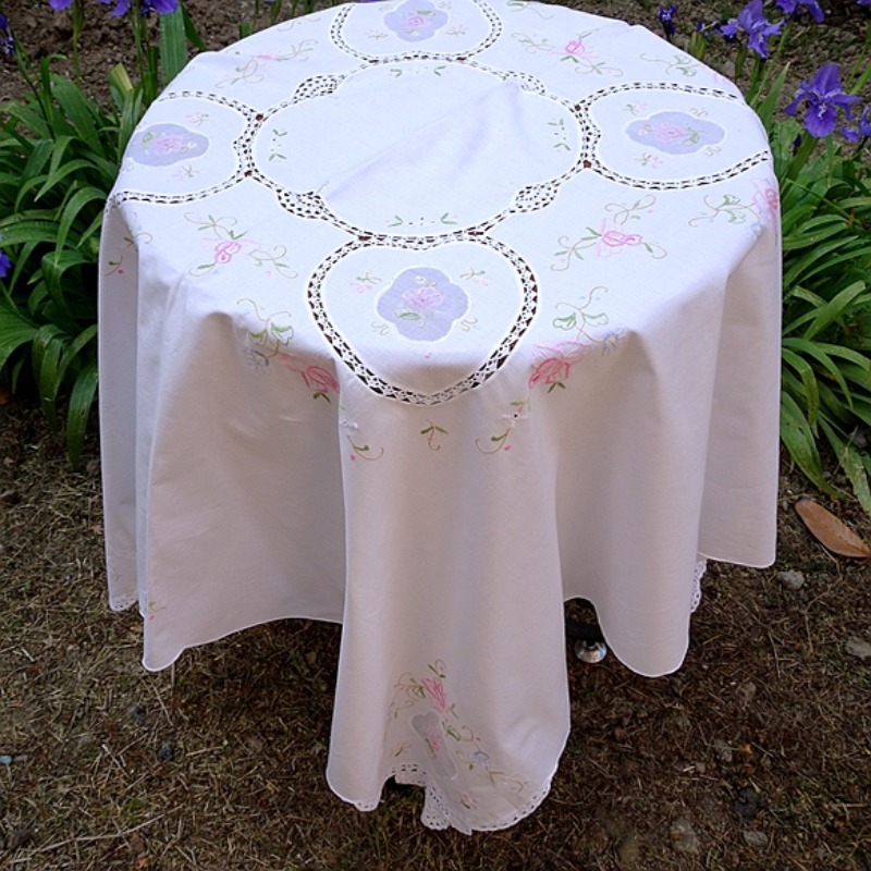 Saf pamuk küçük makine nakış ç - Table Runner incelemesi ve fiyatı